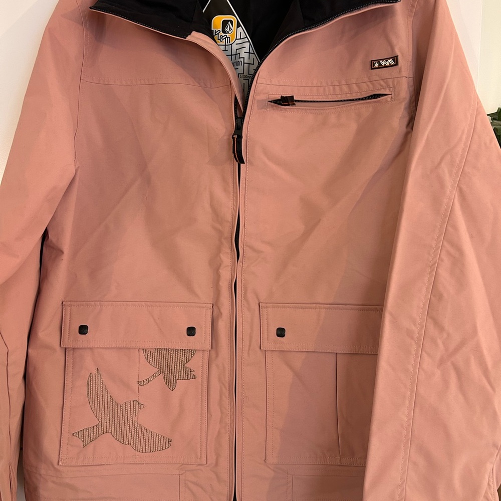 Volcom Pink Lightweight Ski & Snow Jacket
